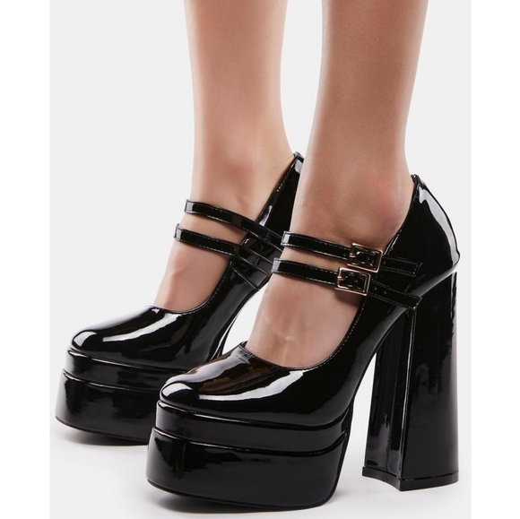 𝙇𝙖𝙨𝙩 𝙎𝙞𝙯 9 🖤🎥𝑴𝒂𝒓𝒚 𝑱𝒂𝒏𝒆 𝑷𝒍𝒂𝒕𝒇𝒐𝒓𝒎 𝑯𝒆𝒆𝒍 - BLACK - Picture 5 of 7